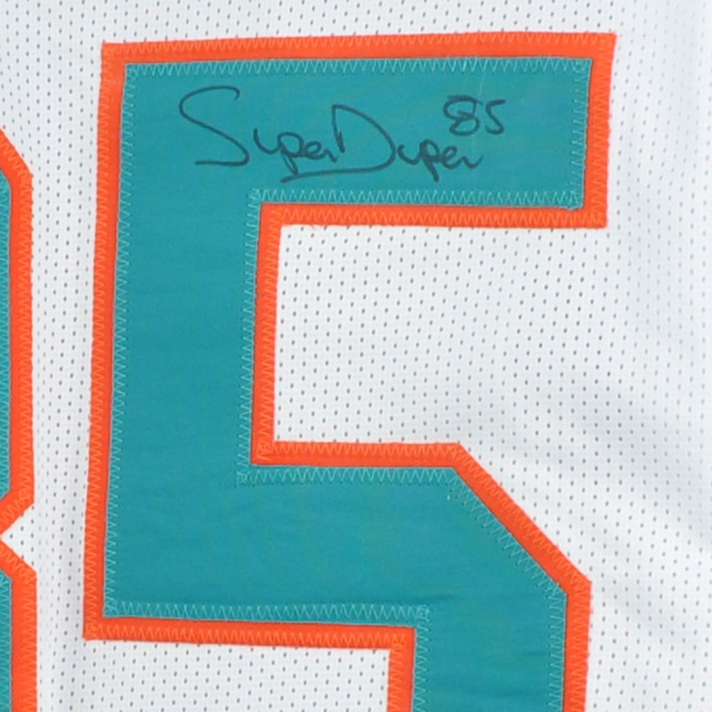 NFL Miami Dolphins Mark Duper #85 Autographed Signed Jersey White JSA Card