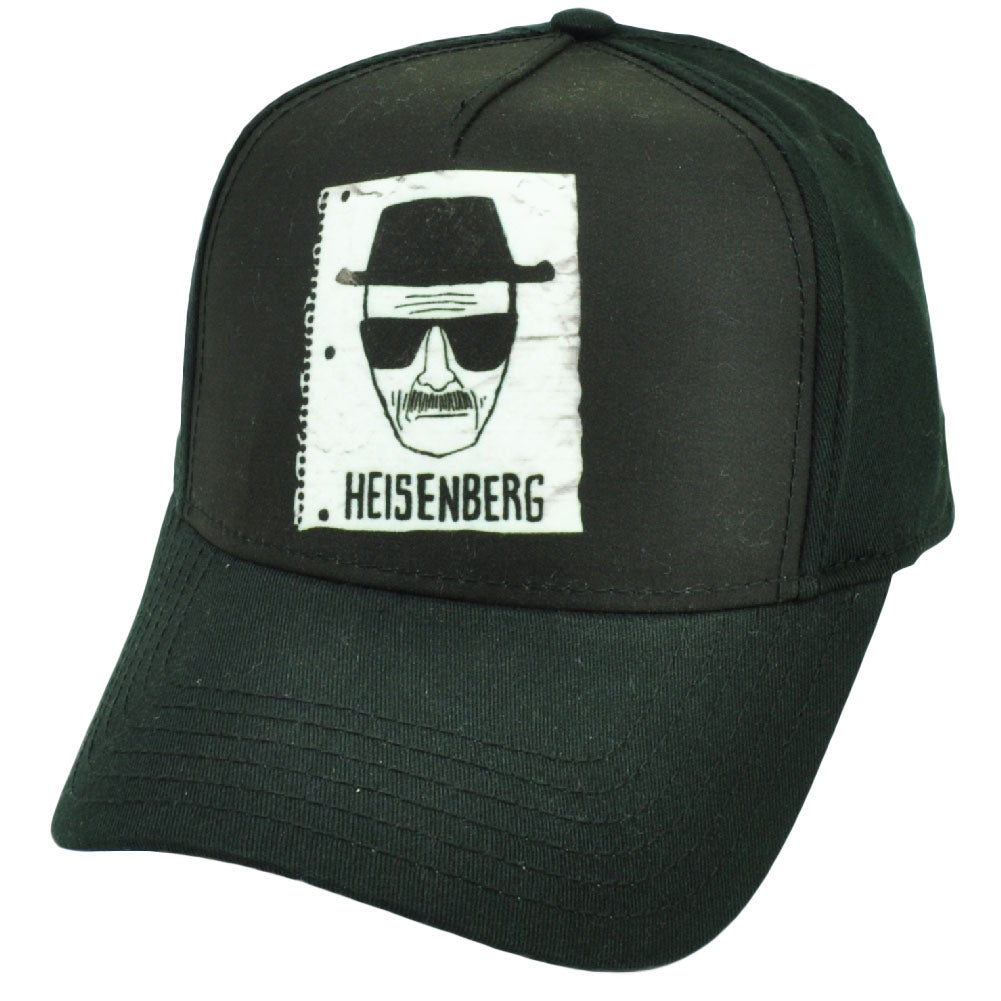 Heisenberg Breaking Bad TV Series Flex Fit One Size Black Mr White Hat Cap