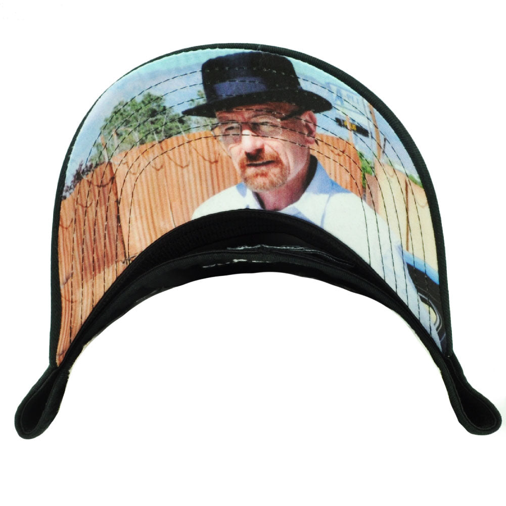Heisenberg Breaking Bad TV Series Flex Fit One Size Black Mr White Hat Cap