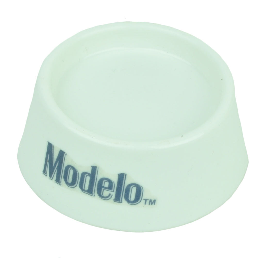 Modelo Beer Mexican Cerveza Beverage Bottle Coaster Ball Holder 2 Pack White