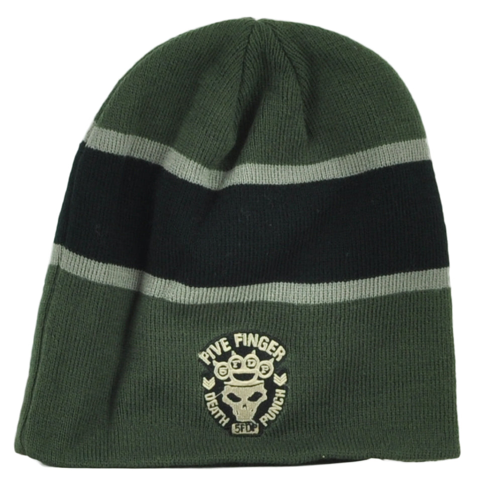 Five Finger Death Puch 5FDP Band Music Metal Adults Knit Beanie Cuffless Hat