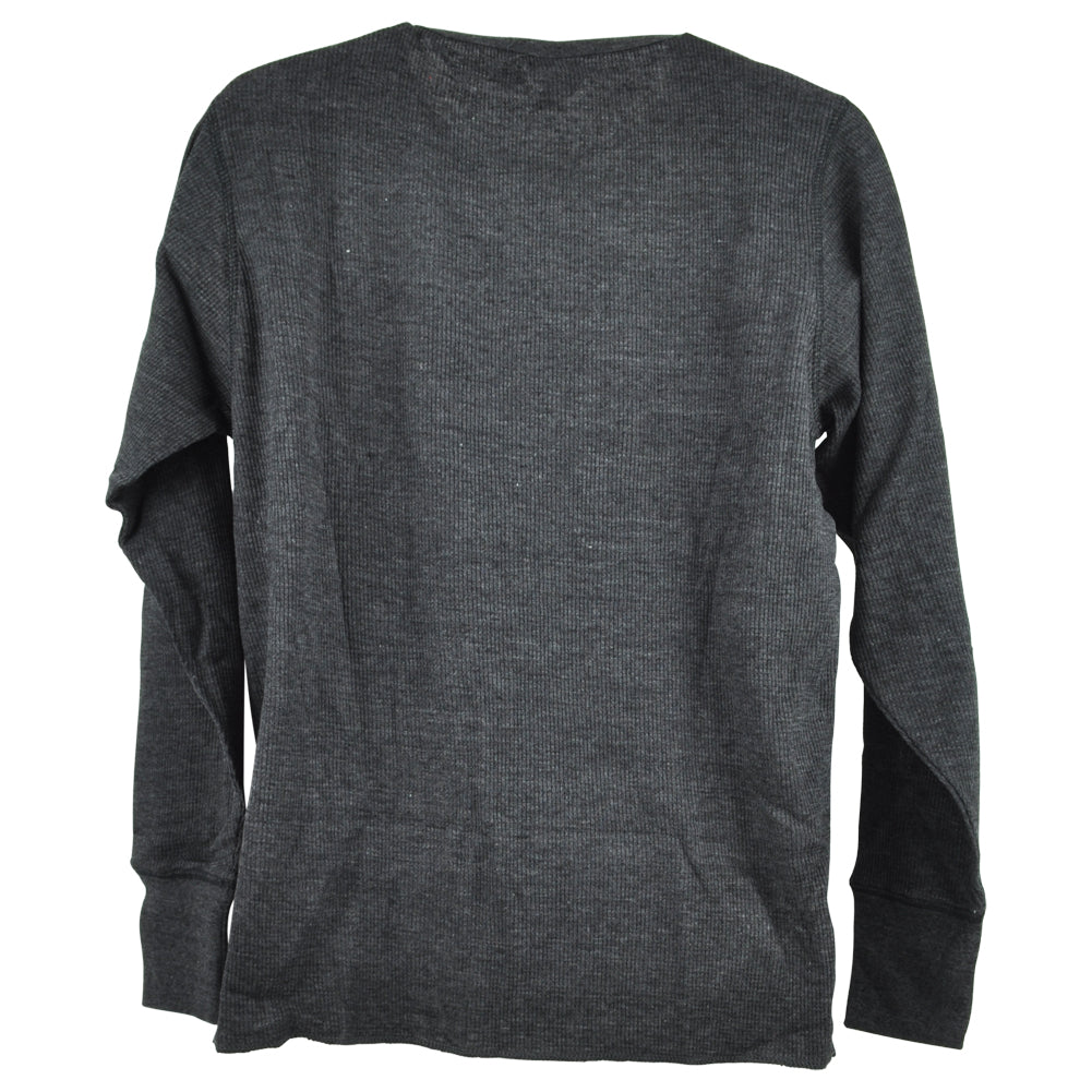 NCAA Miami Hurricanes Long Sleeve Adults Man Charcoal Heather Tshirt Tee