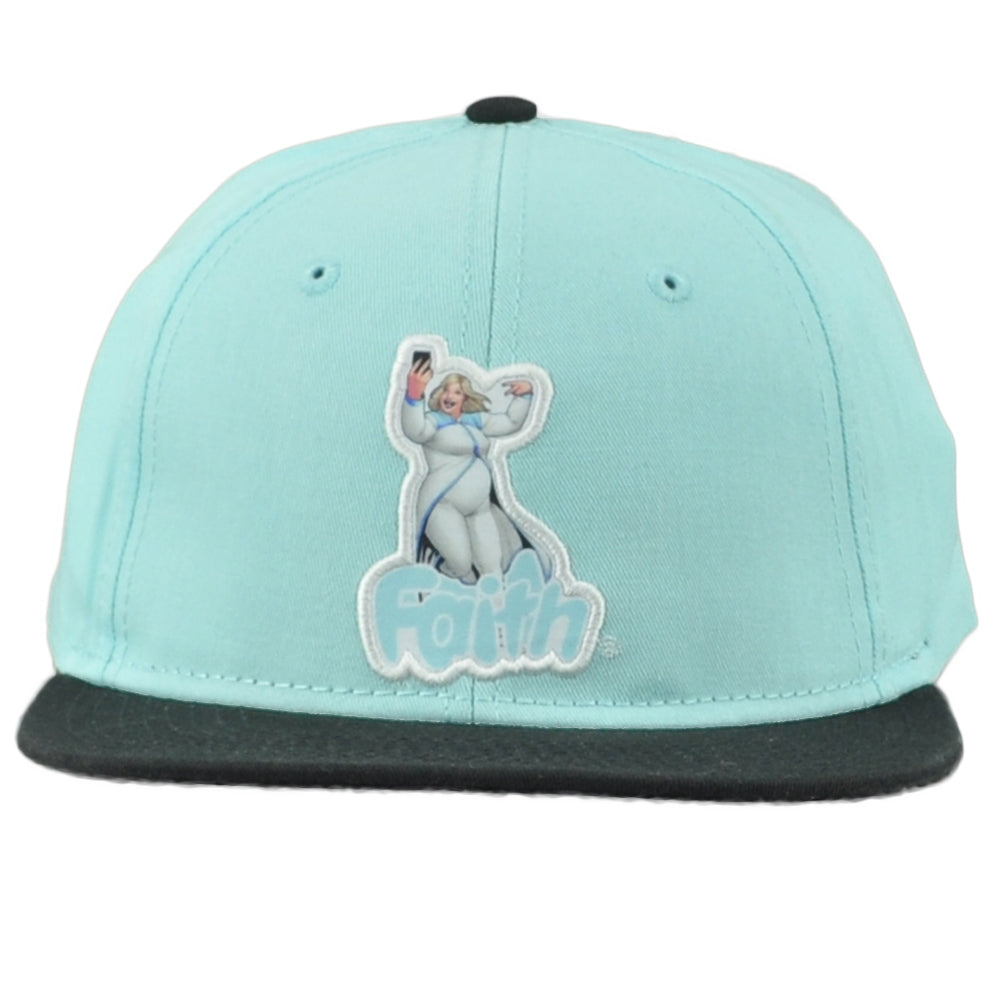 Pop Cult Faith Valiant Herber Comics Two Colors Flat Bill Snapback Adult Hat Cap