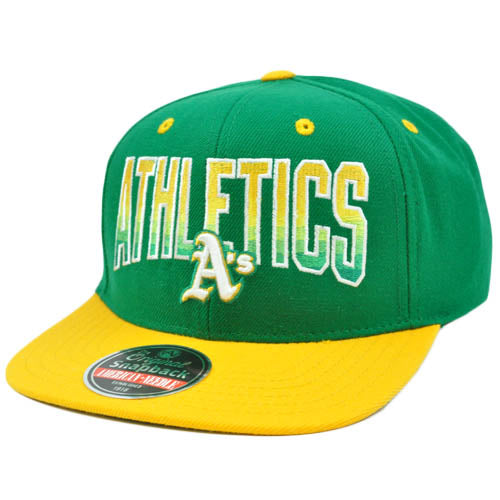 MLB American Needle Retro Snapback Cap Hat Hayes Flat Bill Oakland Athletics