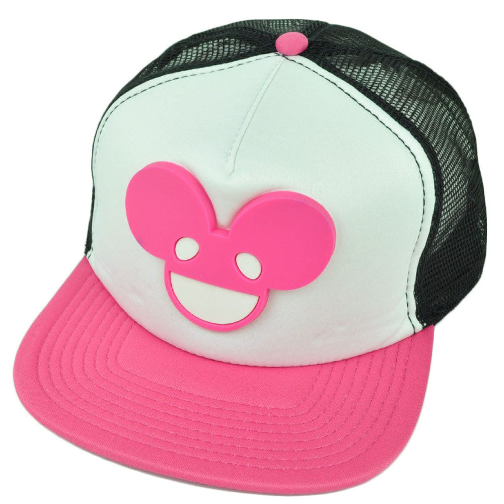 DJ Deadmau5 Dubstep Foam Mesh Neon Pink EDM House Rave Music Snapback Hat Cap