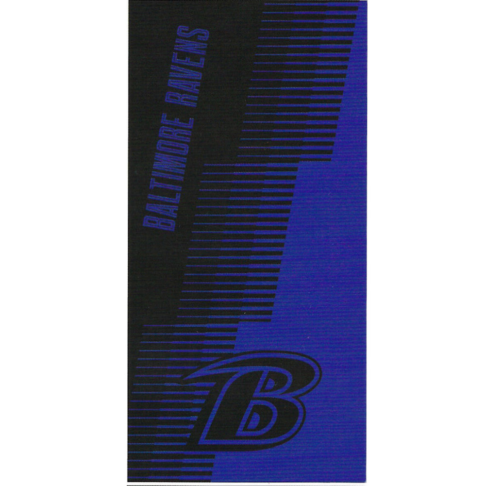 NFL Baltimore Ravens Jacquard 36x72 Sports Cotton Football Beach Towel Two Color