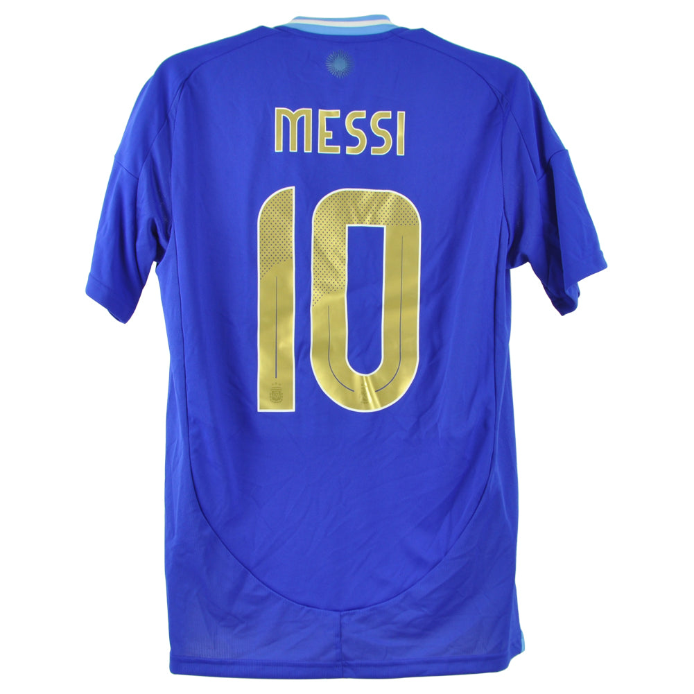 Adidas Argentina 24 Messi #10 Adults Man Blue Soccer Futbol Away Jersey