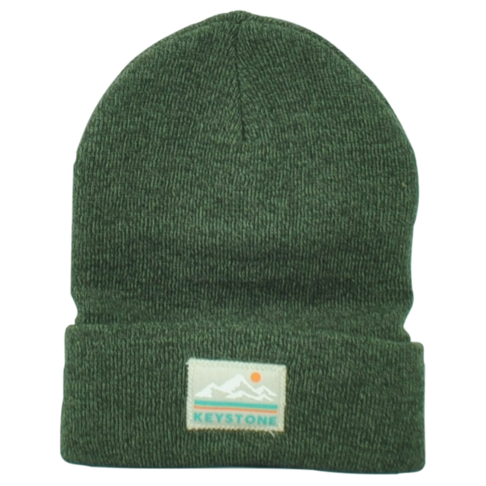 American Needle Keystone Colorado Mountains City State Green Toque Knit Beanie