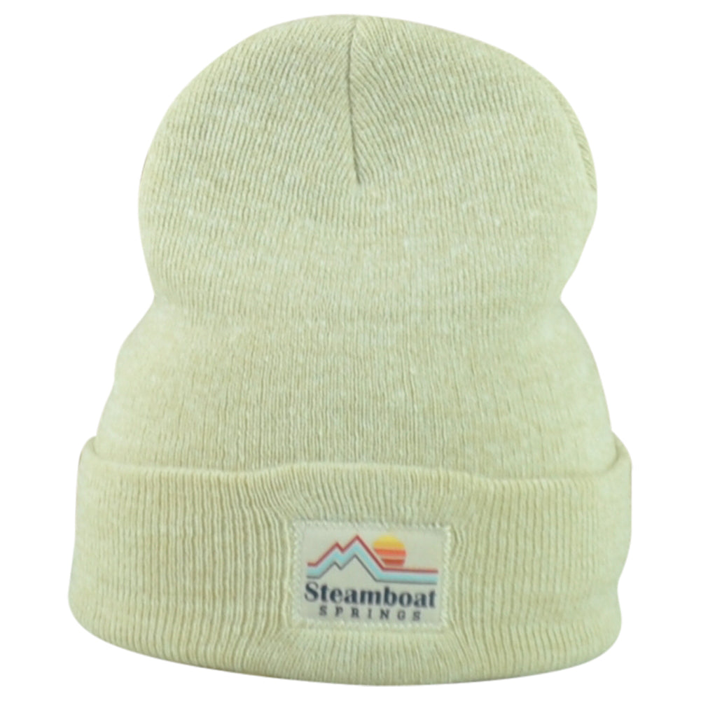 American Needle Steamboat Springs Colorado Mountains City Toque Knit Beanie