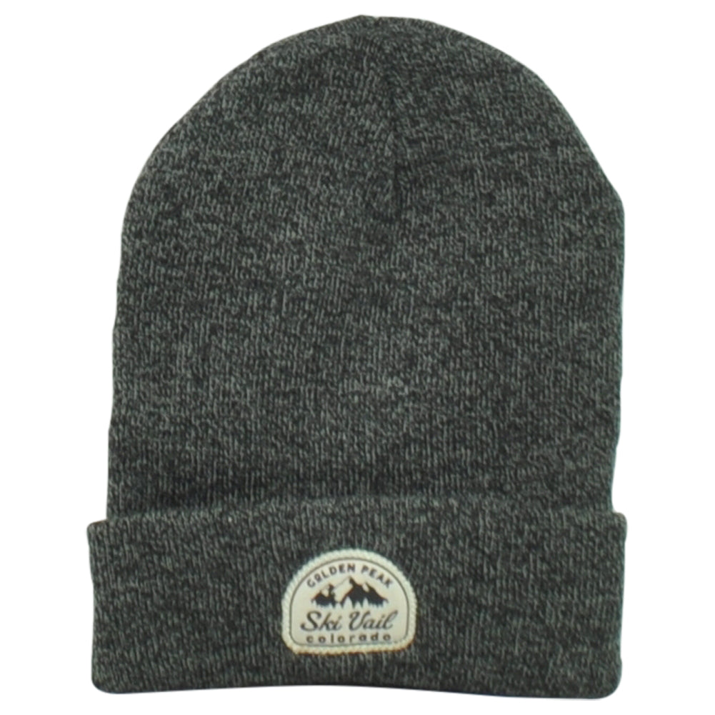 American Needle Golden Peak Ski Vail Colorado Mountains City Toque Knit Beanie
