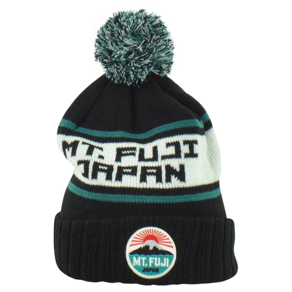 American Needle MT. Fuji Japan Summit Mountains Pom Pom Toque Winter Knit Beanie