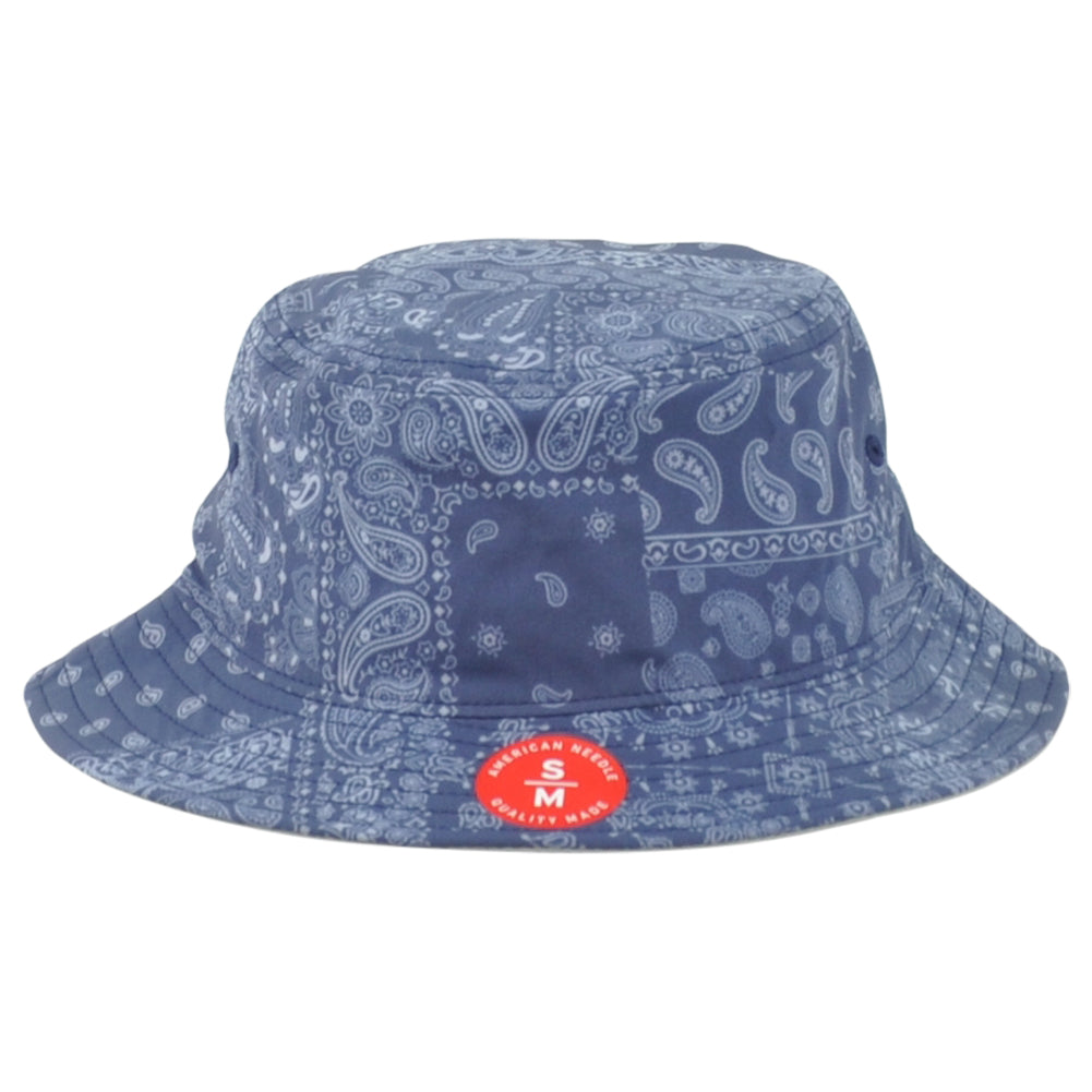 Urban Outfitters Tech Paisley Blank Blue Sun Bucket S/M Outdoors Adults Hat