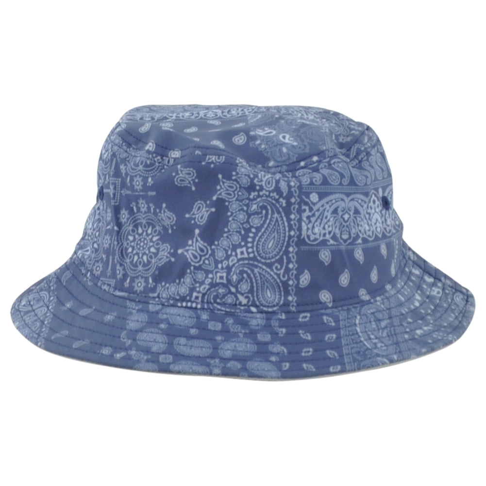 Urban Outfitters Tech Paisley Blank Blue Sun Bucket S/M Outdoors Adults Hat