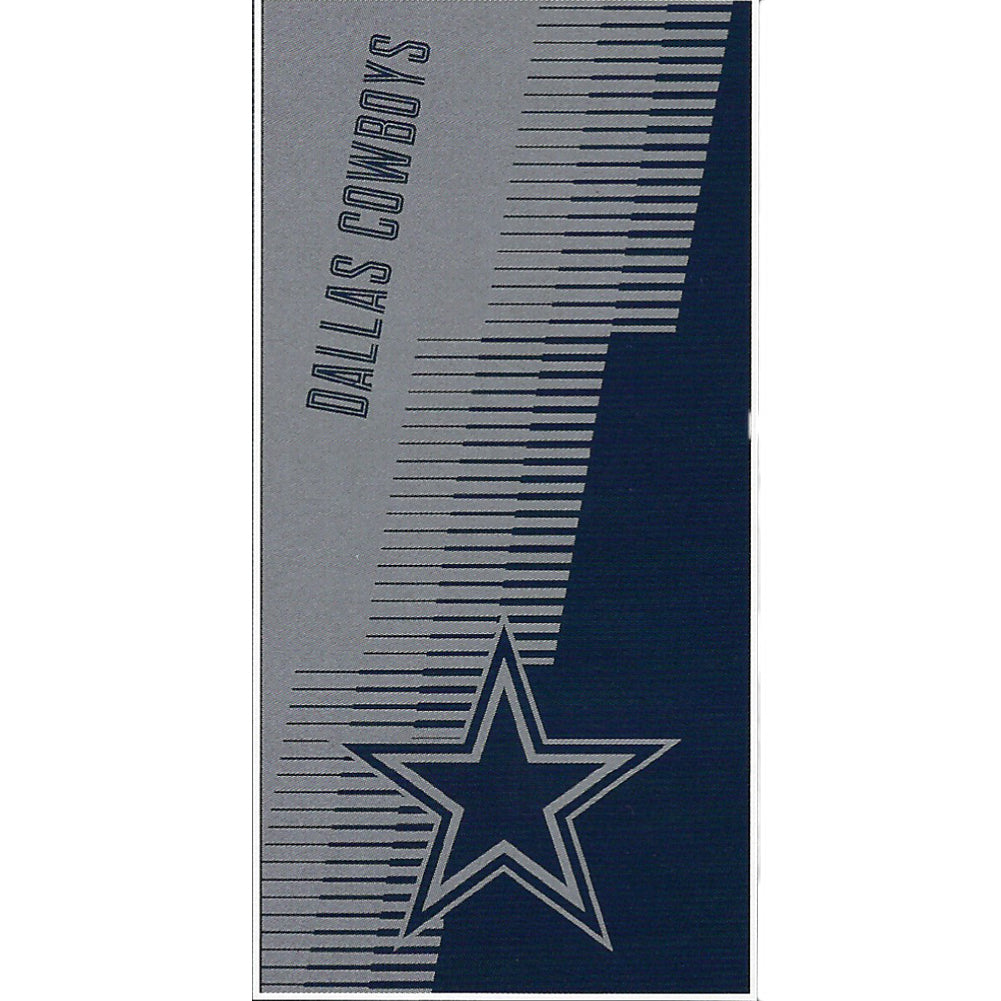 NFL Dallas Cowboys Jacquard 36x72 Sports Cotton Football Beach Towel Gray Blue