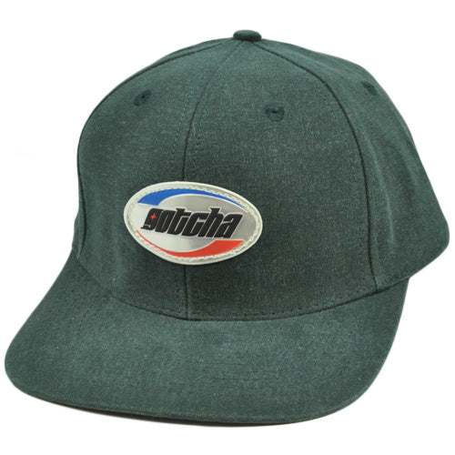 Gotcha Hat Cap Sports Surf Life Beach Flat Bill Constructed Adjustable Vintage