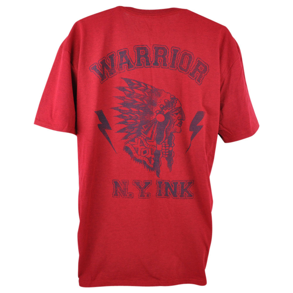 NY New York Ink XXLarge Warrior Tattoos Tv Show Red Shirt Tee Distressed