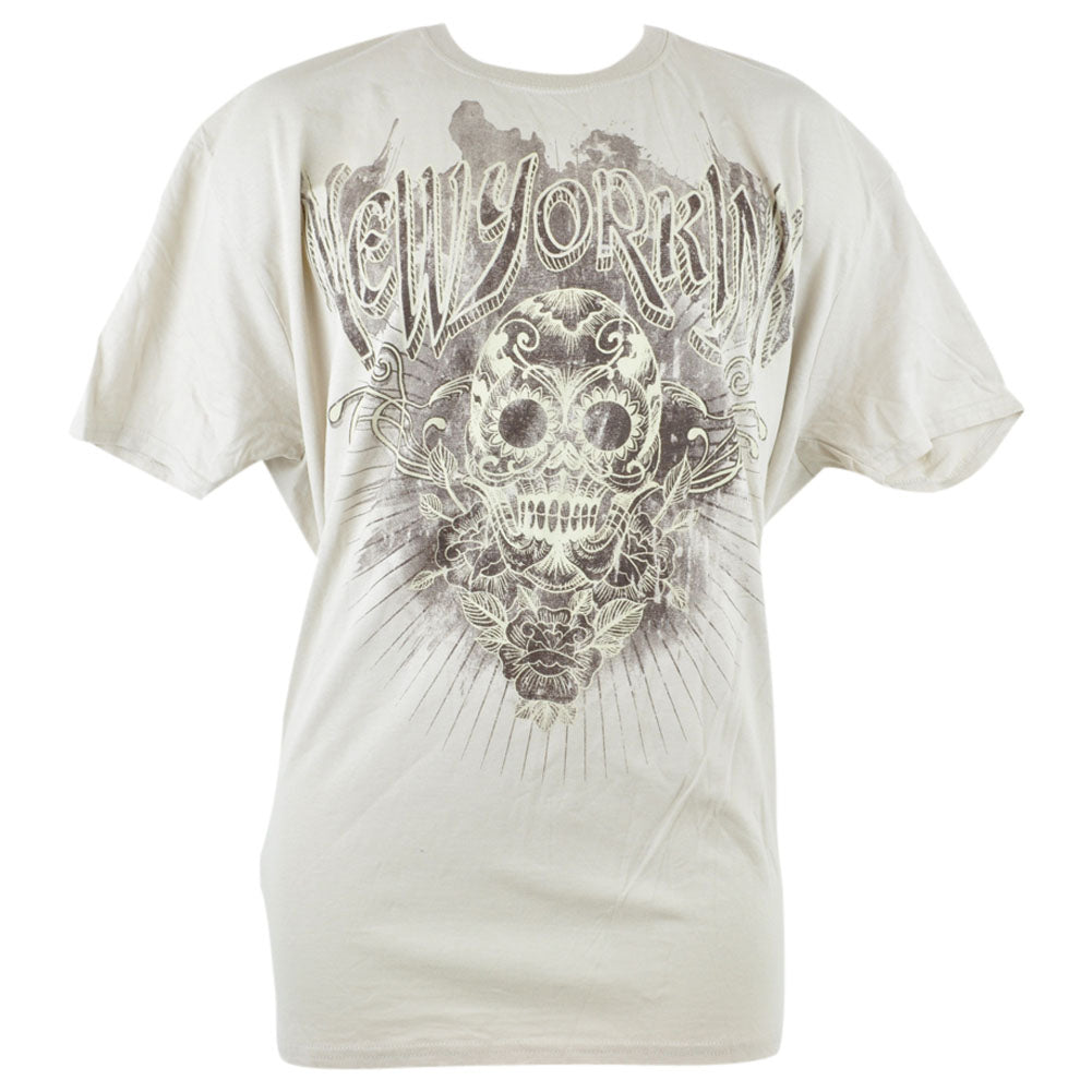 NY New York Sugar Skull Tattoos Tv Show XXLarge Shirt Tee Distressed Tshirt