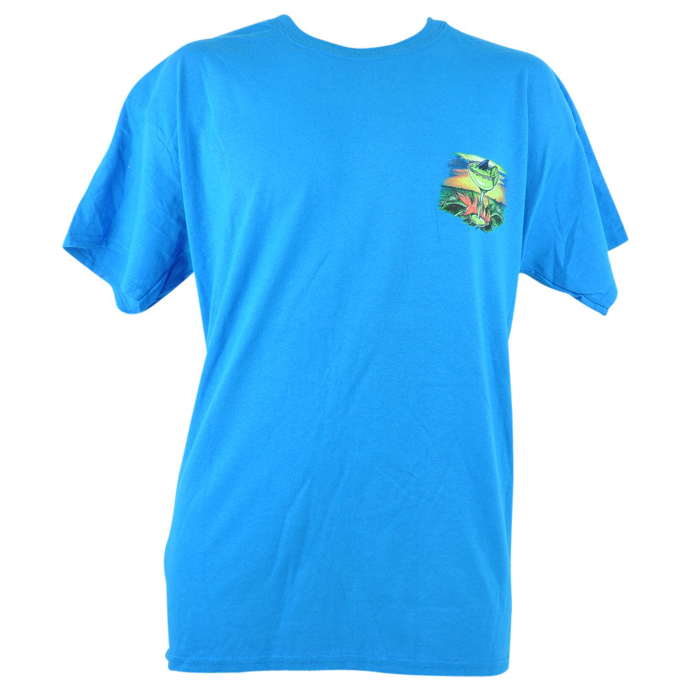 Group Therapy Sharks Drinks Tropical Fishing Beach Shirt Tshirt Tee Blue
