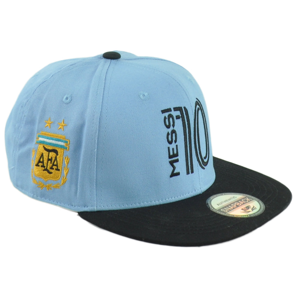 Argentina AFA Lionel Messi #10 Futbol Soccer Adjustable Flat Bill Adult Hat Cap