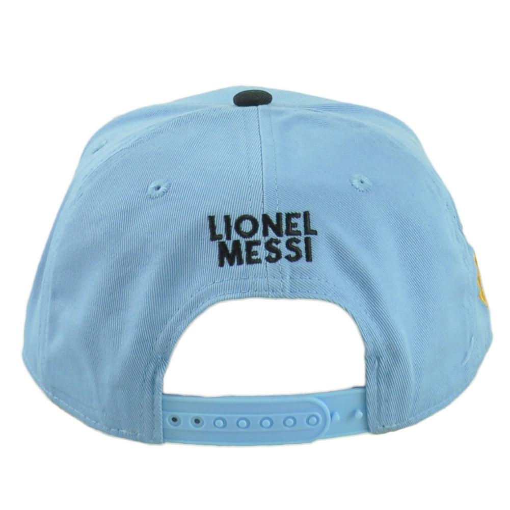 Argentina AFA Lionel Messi #10 Futbol Soccer Adjustable Flat Bill Adult Hat Cap