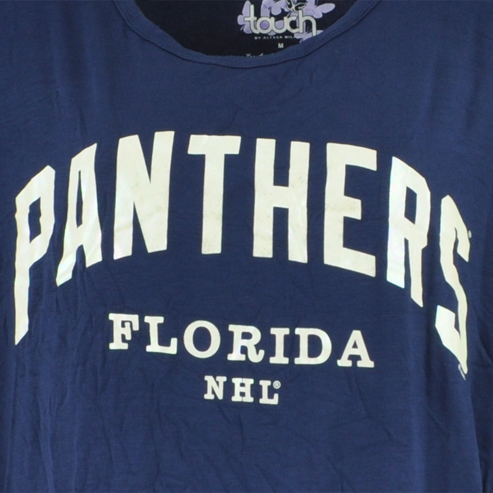 NHL Florida Panthers Hockey Womens Ladies Loose Short Sleeve Tshirt Tee