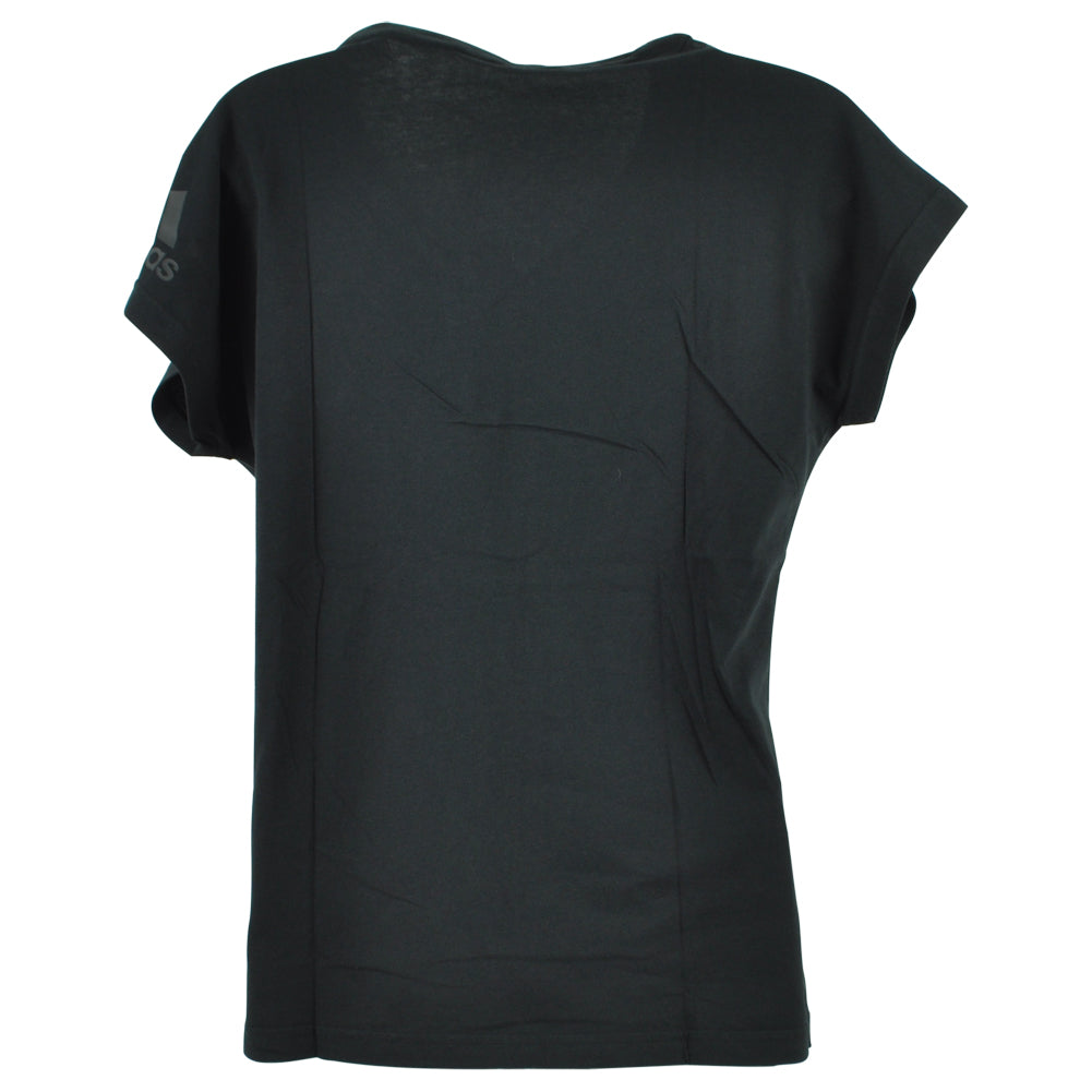 Adidas USA Volleyball Sports Short Sleeve V-Neck Womens Ladies Tshirt Tee