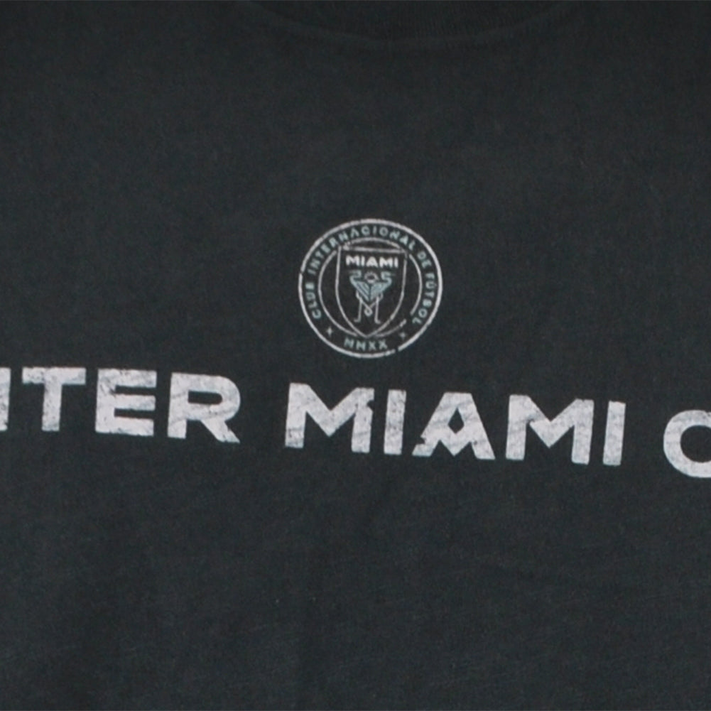 MLS Mitchell & Ness Inter Miami Black Adults Man Soccer Futbol Tshirt Tee