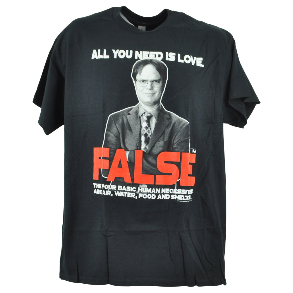 The Office Series TV Comedy False All You Need Is Adults Men Tshirt Tee