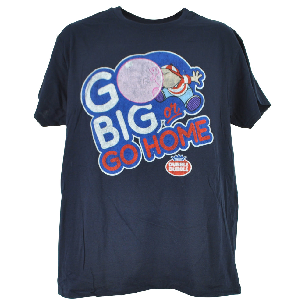Brisco Brands Dubble Bubble Go Big Go Home Chewing Gum Adults Tshirt Tee