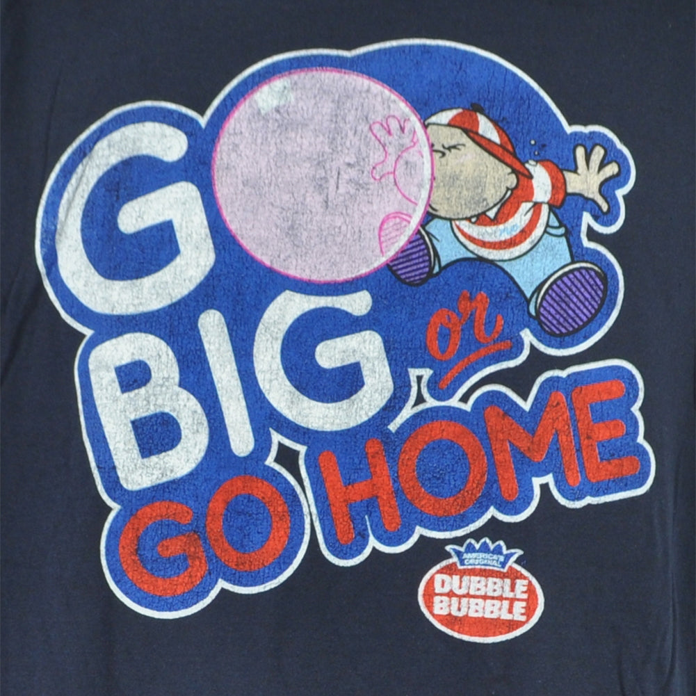 Brisco Brands Dubble Bubble Go Big Go Home Chewing Gum Adults Tshirt Tee