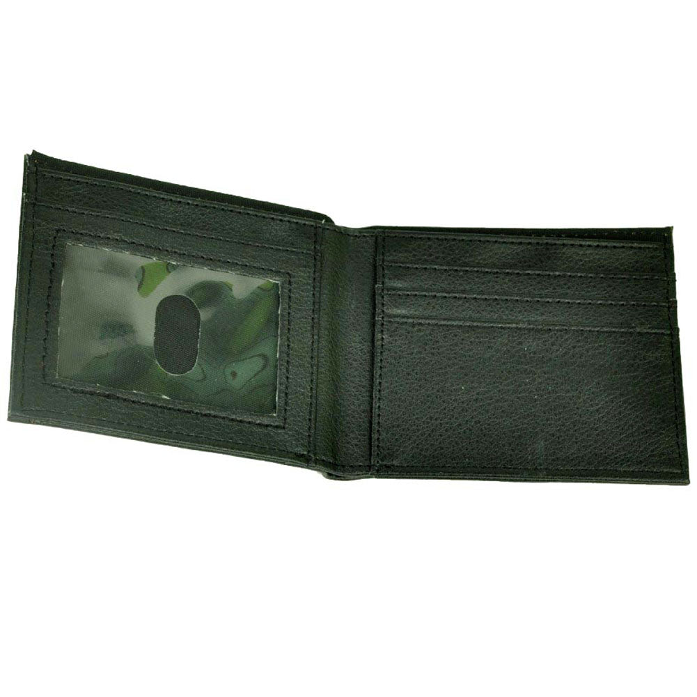 DC Comics Batman Dark Knight Superhero Canvas Bi Fold Mens Money Wallet Black