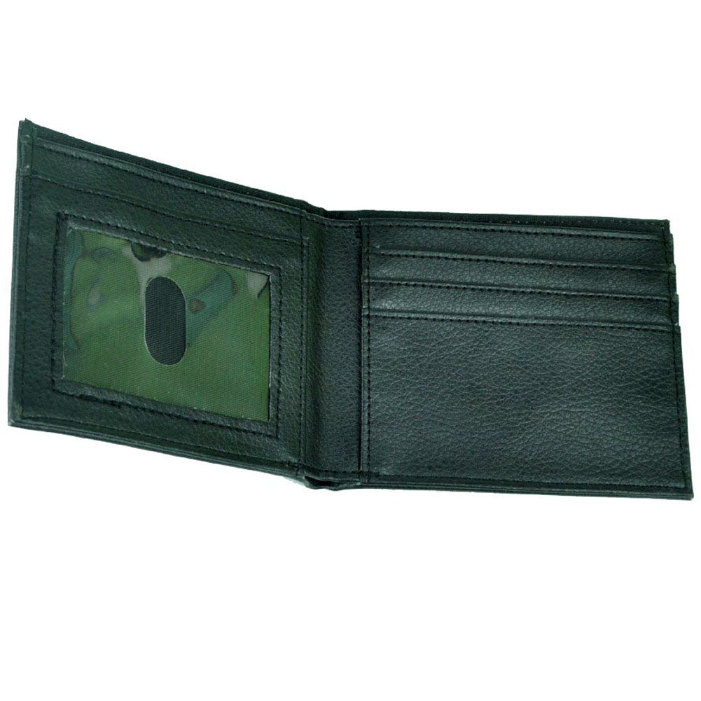 DC Comics Superman Man Of Steel Superhero Canvas Bi Fold Mens Money Wallet Black