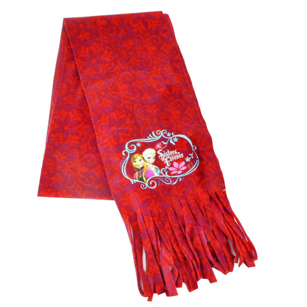 Disney Frozen Anna Elsa Movie Girls Youth Sisters Forever Scarf Fleece One Size