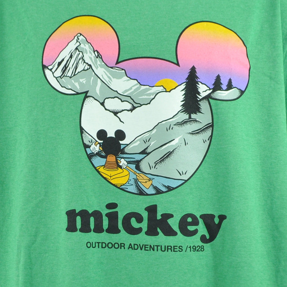Disney Mickey Mouse Outdoor Adventures 1928 Cartoon Adults Tshirt Tee