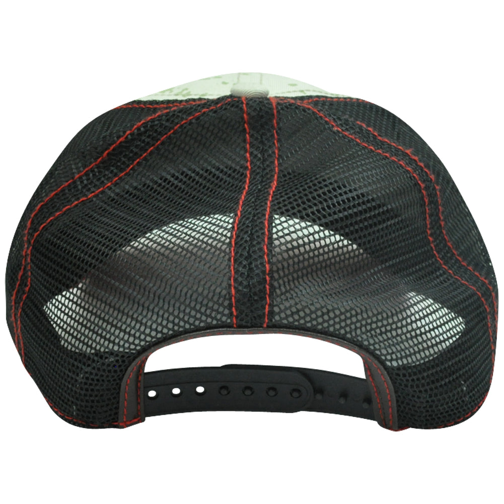 Captain Morgan Rum Alcohol Beverage Mesh Snapback Curved Bill Constructed Hat