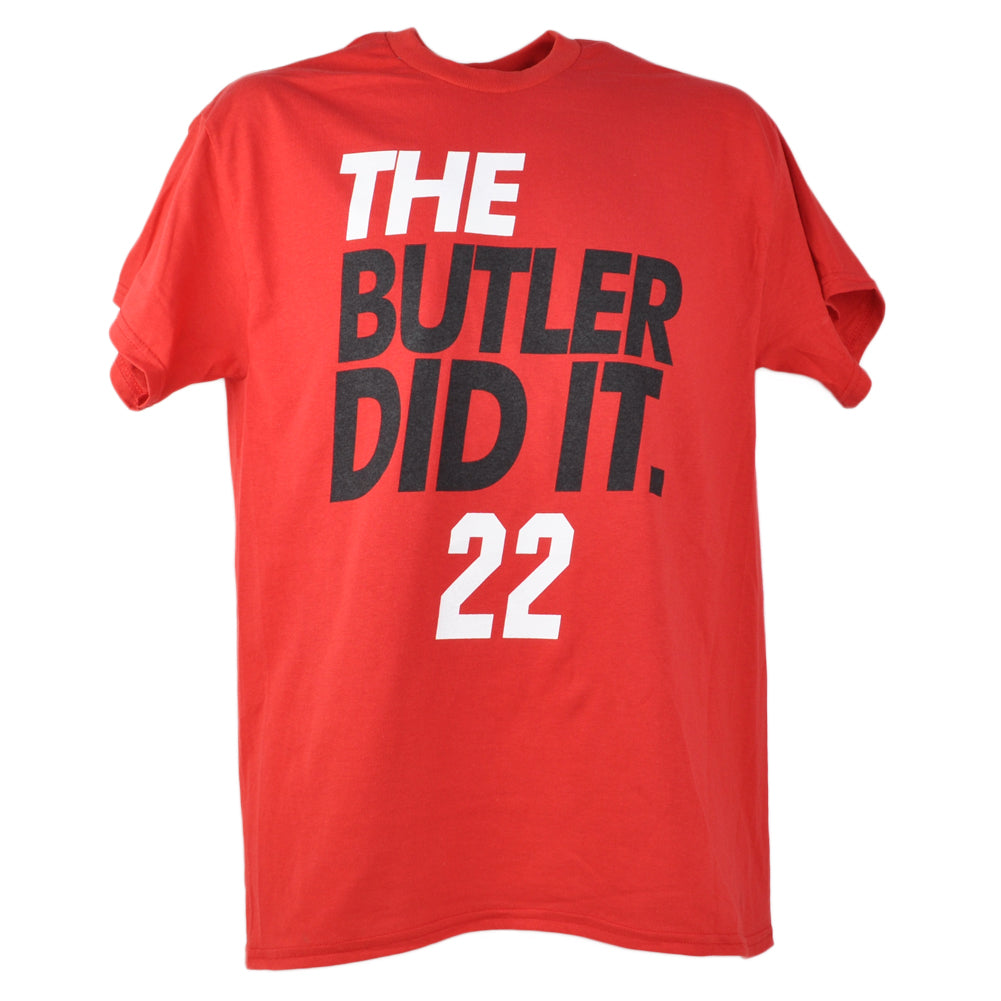 The Butler Did It Jimmy Buckets #22 Miami Mens Adult Tshirt Tee Basketball