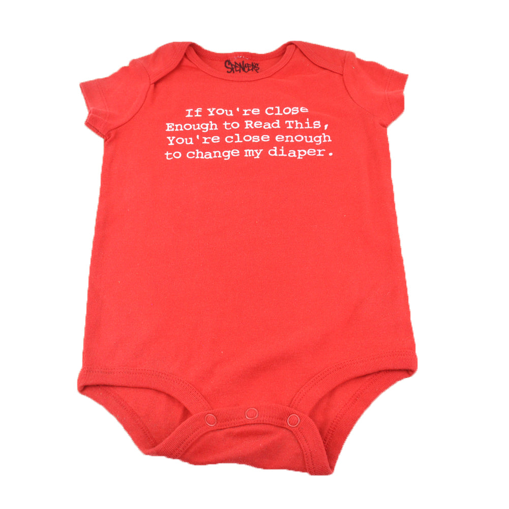 If Youre Close Enough To Read This Spencers Funny Body Suit Infant 18 Months