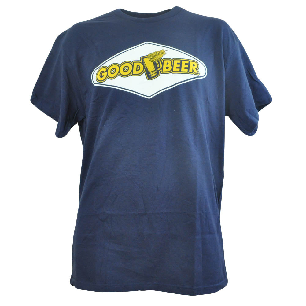 Novelty Good Beer Funny Beverage Alcohol Navy Mens Tshirt Shirt Tee Adult Size