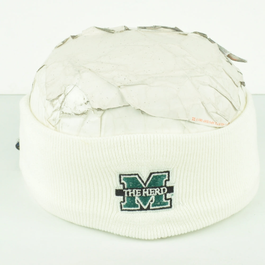 NCAA Marshall Thunder Herd White Headband Thick Sweatband Top of The World
