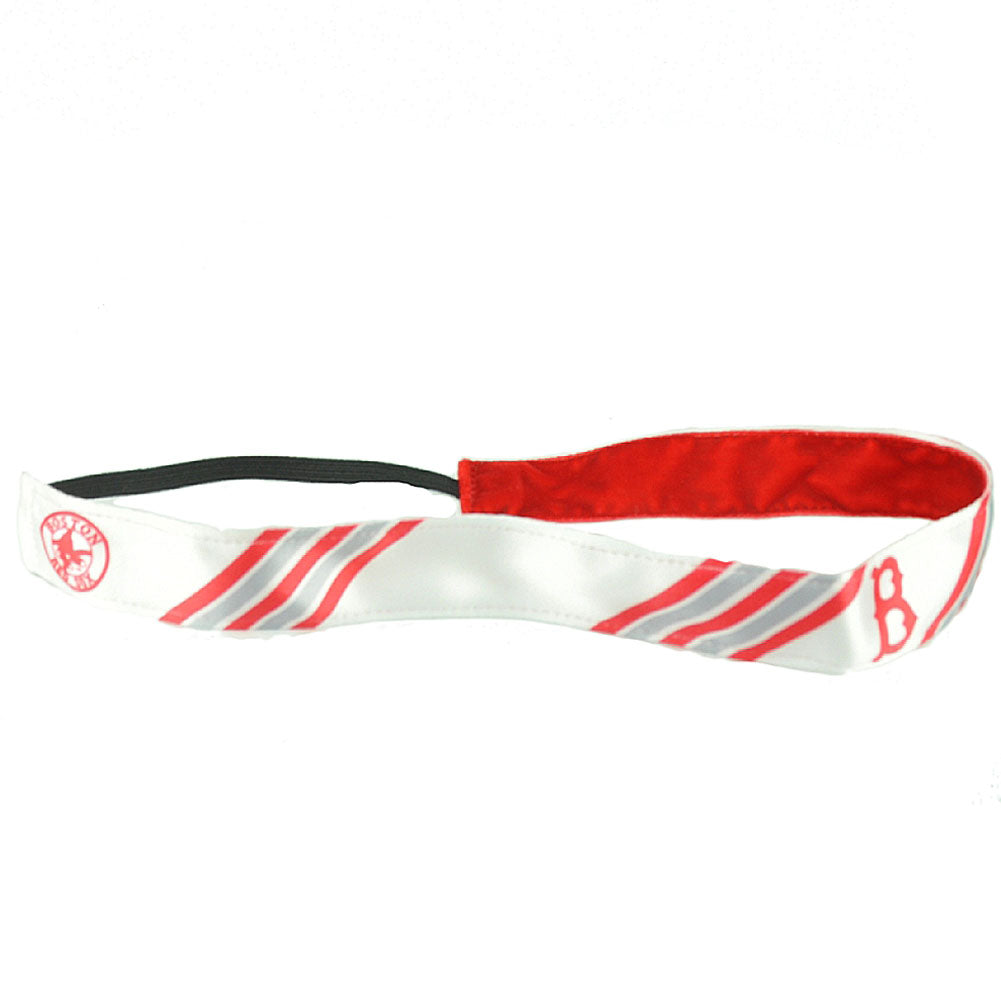Boston Red Sox White Elastic Headband Womens Hair Accessory Baseball Spirit Game