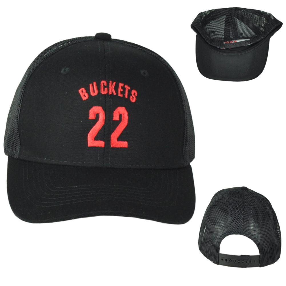 Jimmy Buckets #22 Curved Bill Mesh Trucker Adjustable Snapback Adults Hat Cap