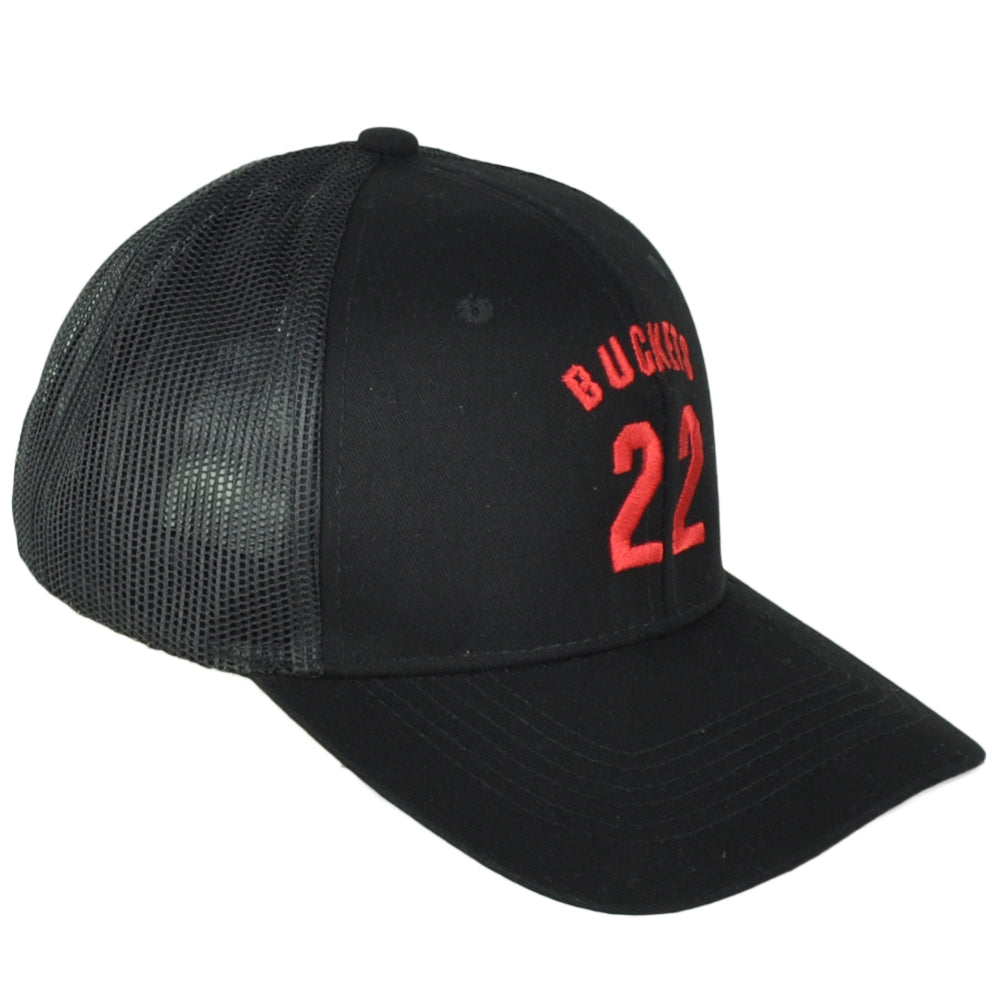 Jimmy Buckets #22 Curved Bill Mesh Trucker Adjustable Snapback Adults Hat Cap