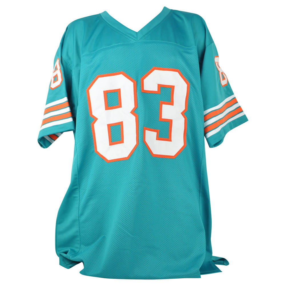NFL Miami Dolphins Mark Clayton #83 Autographed Signed Jersey White JSA Inscr