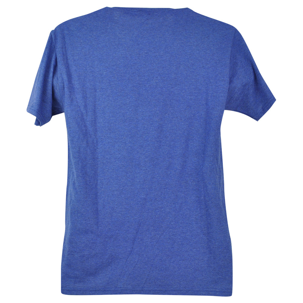 USA Powerlifting Weight Gym Royal Blue Crew Neck Womens Ladies Tshirt Tee
