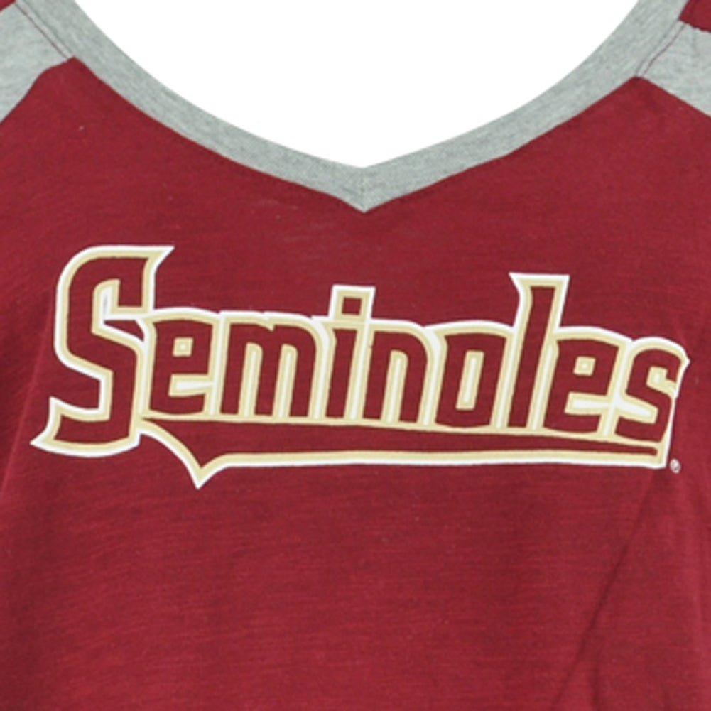 NCAA Hands High Florida State Seminoles Short Sleeve Womens Ladies Tshirt Tee Md