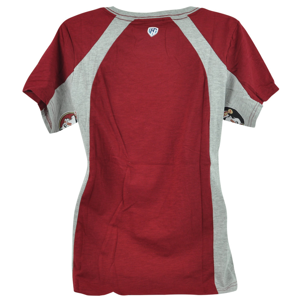 NCAA Hands High Florida State Seminoles Short Sleeve Womens Ladies Tshirt Tee Md