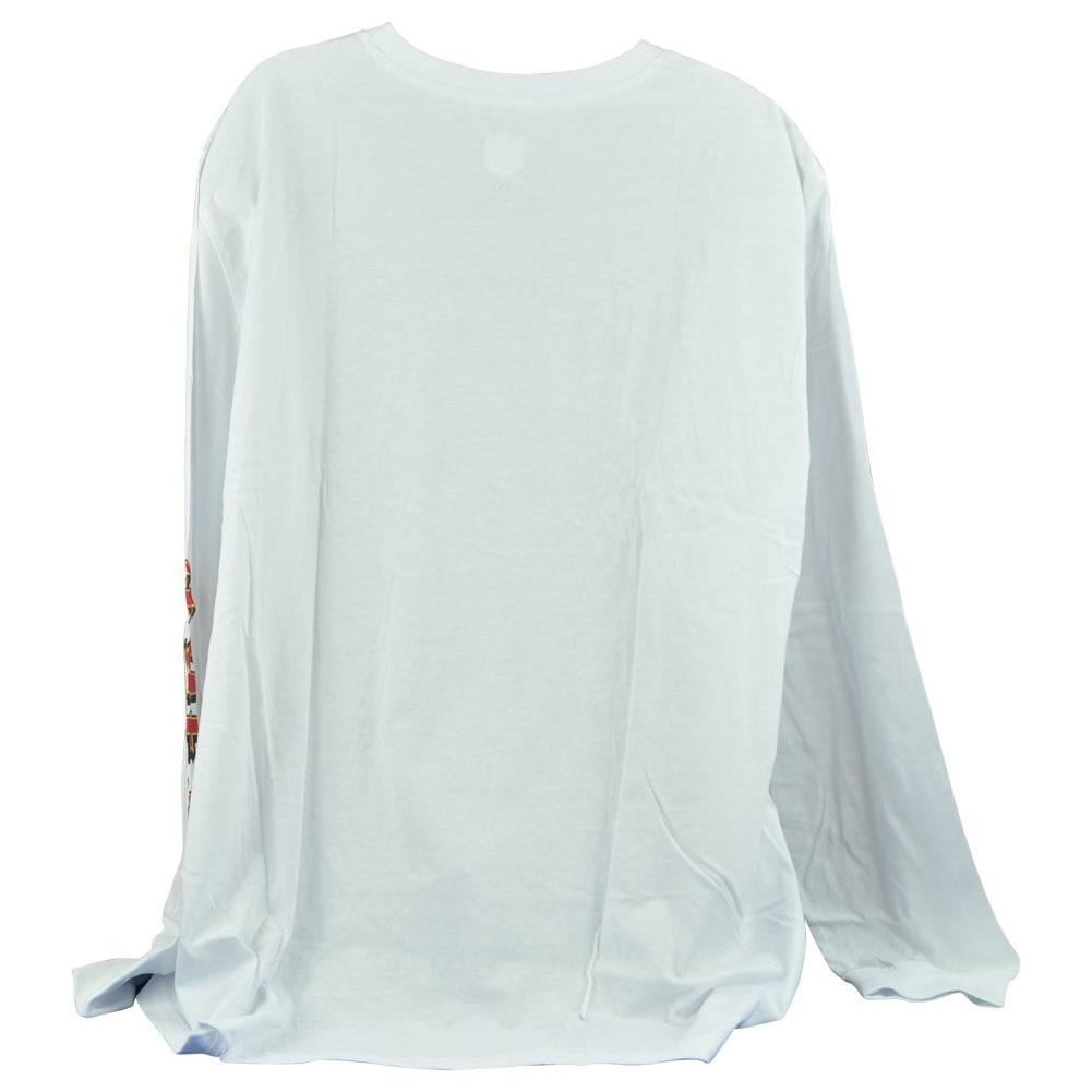 NFL San Francisco 49ers Crew Neck Long Sleeve White Adults Tshirt Tee