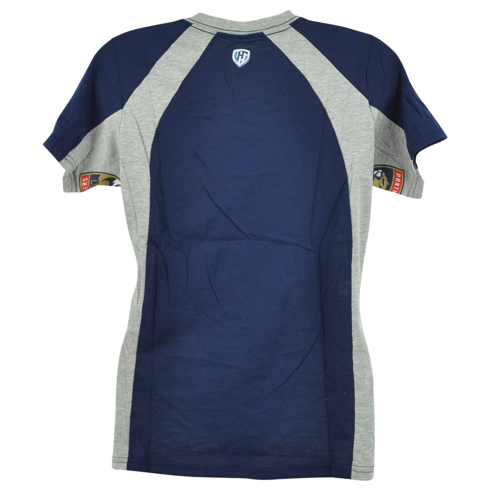 NHL Florida Panthers Hockey Hands High V-Neck Womens Ladies Tshirt Tee