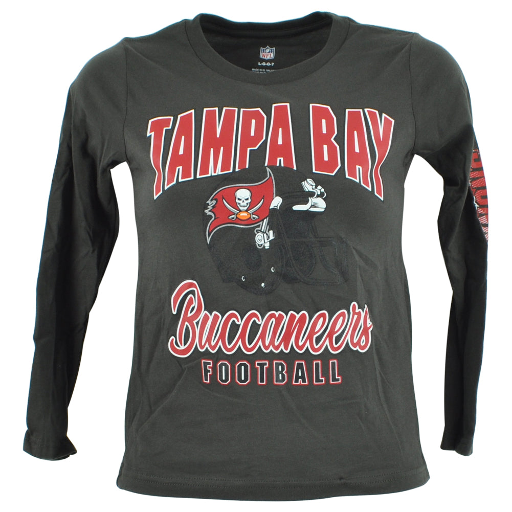 NFL Tampa Bay Buccaneers Cannons Long Sleeve Boys Kids Tshirt Tee Combo Set