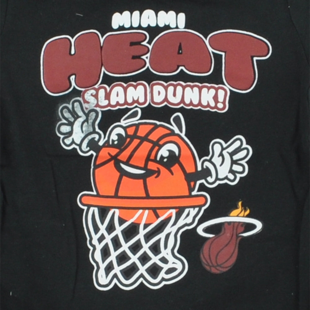 NBA Miami Heat Slam Dunk Short Sleeve Crew Neck Infant Baby Tshirt Tee 18 Months